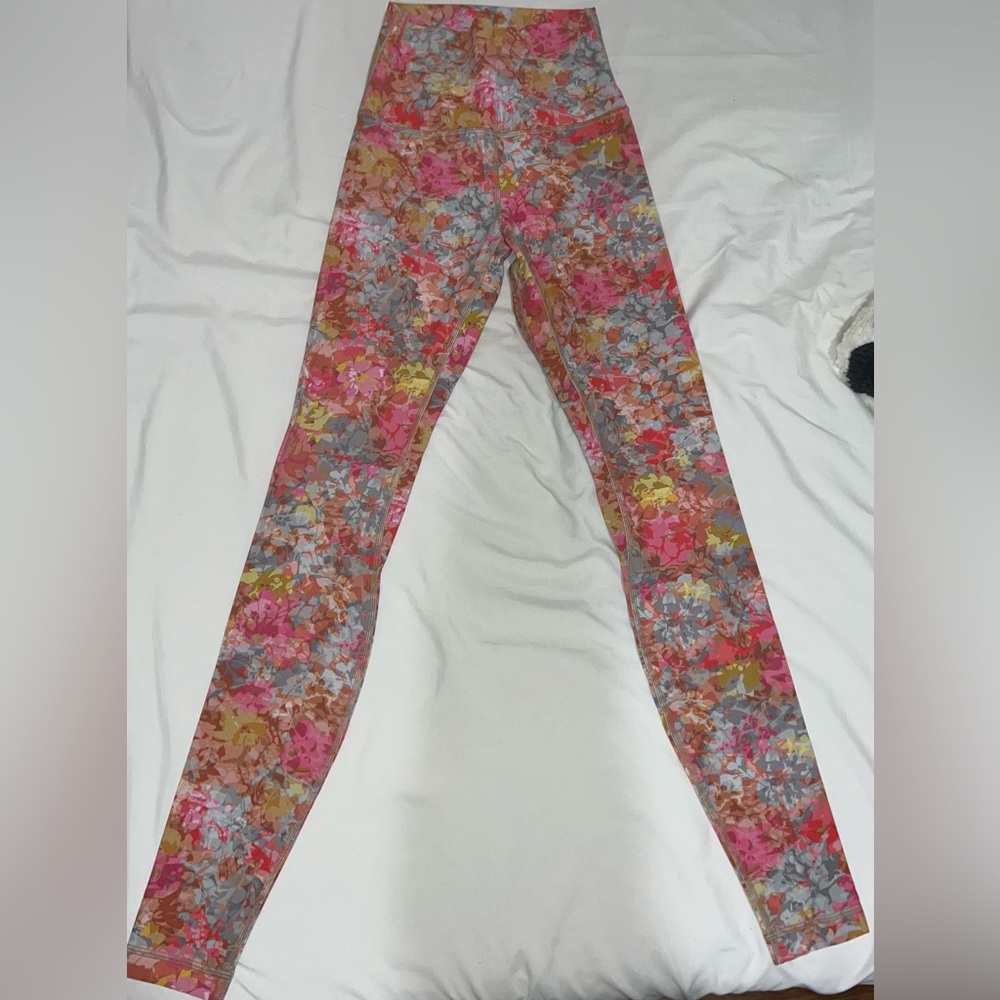 Lululemon Floral Print Leggings